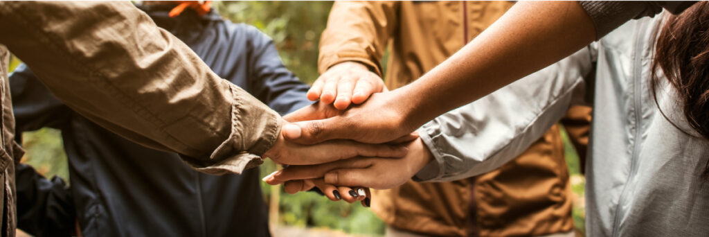 Building trust, handshakes